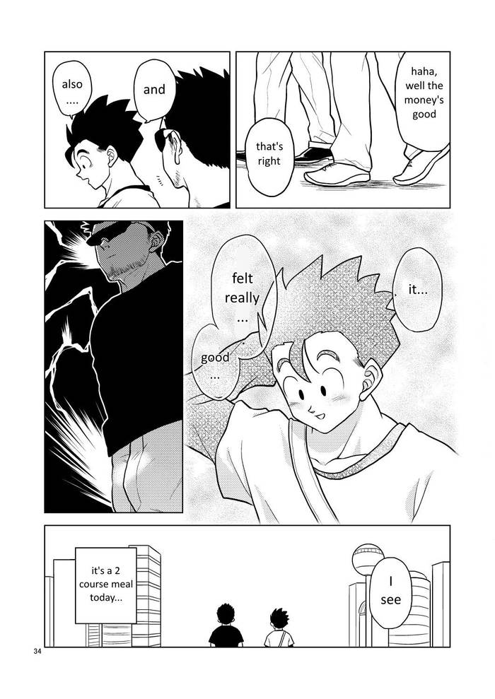 [Tousoku Chokusen Undou (Pain)] Gohan o Taberu Hon (Dragon Ball Z) [English] [Digital]  - Trang 33