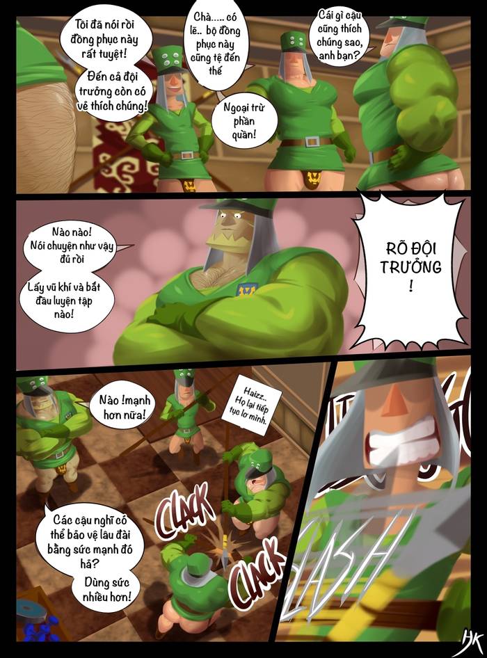 Huấn luyện đặc biệt của Đội cận vệ Hoàng gia - Truyền thuyết về Zelda: Dấu vết tinh linh dj [Eng] P1 - Trang 10