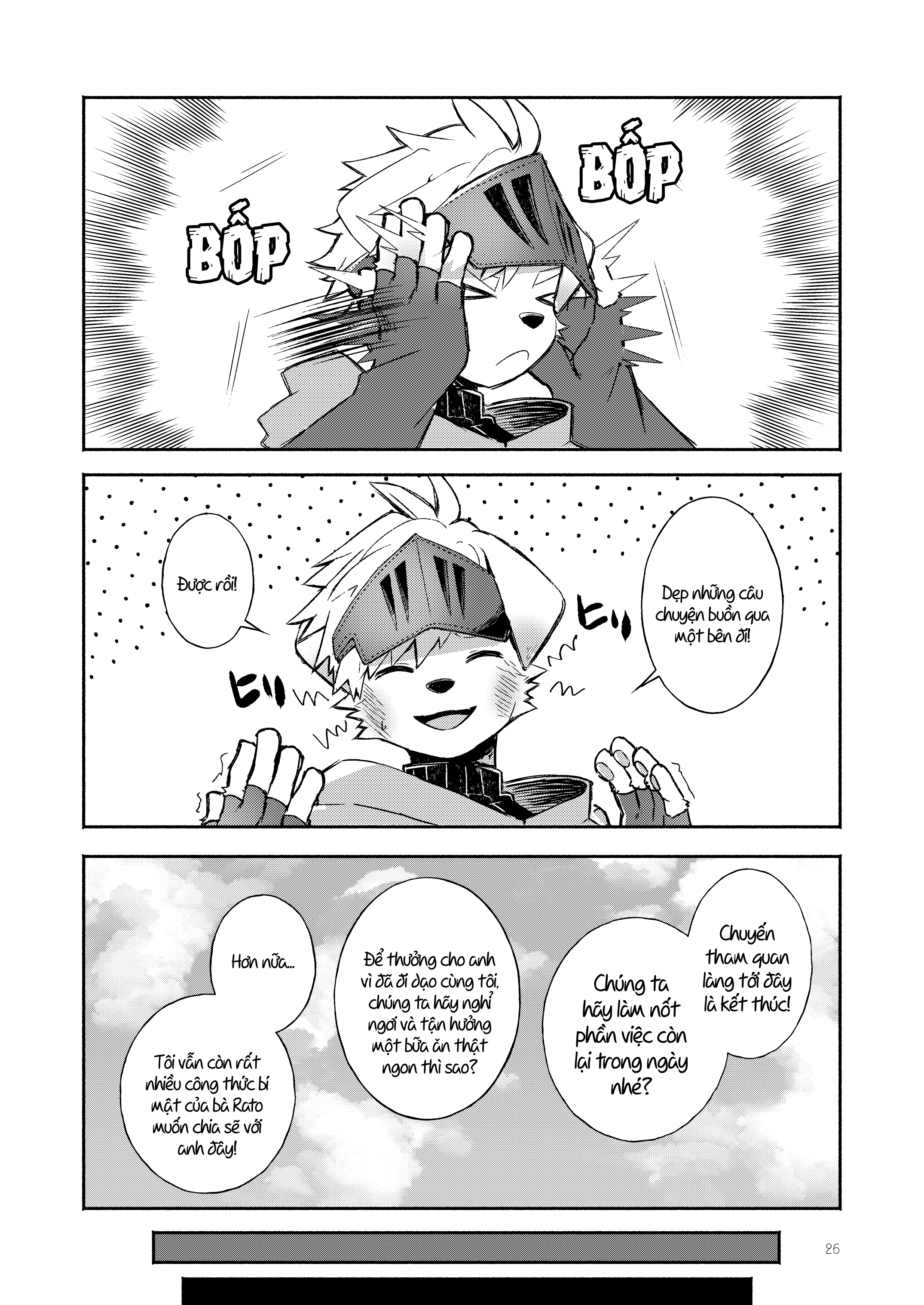  A story about spending a few days alone with a ‘guardian’ dogboy who protects an empty village - Trang 26