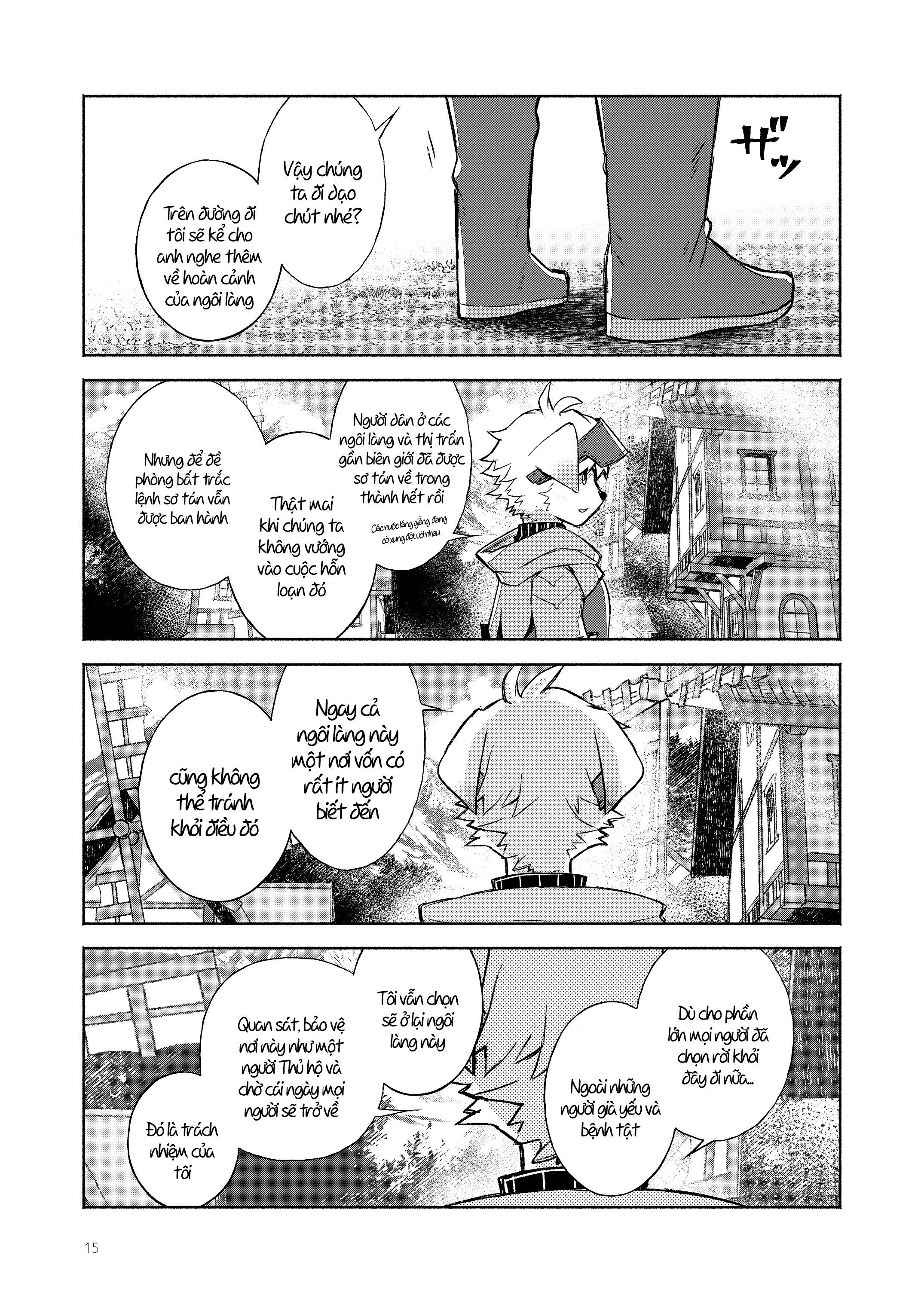  A story about spending a few days alone with a ‘guardian’ dogboy who protects an empty village - Trang 15