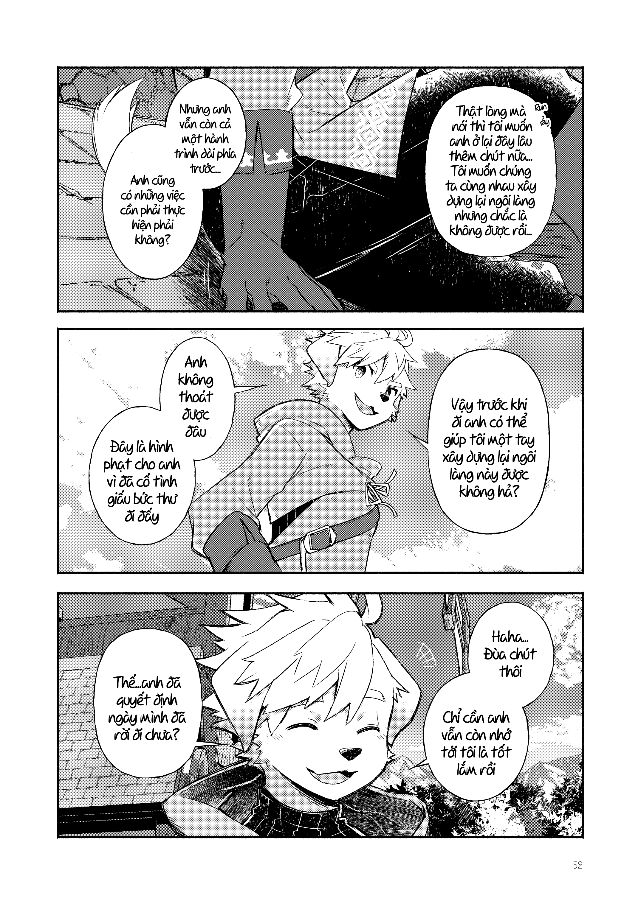  A story about spending a few days alone with a ‘guardian’ dogboy who protects an empty village - Trang 52