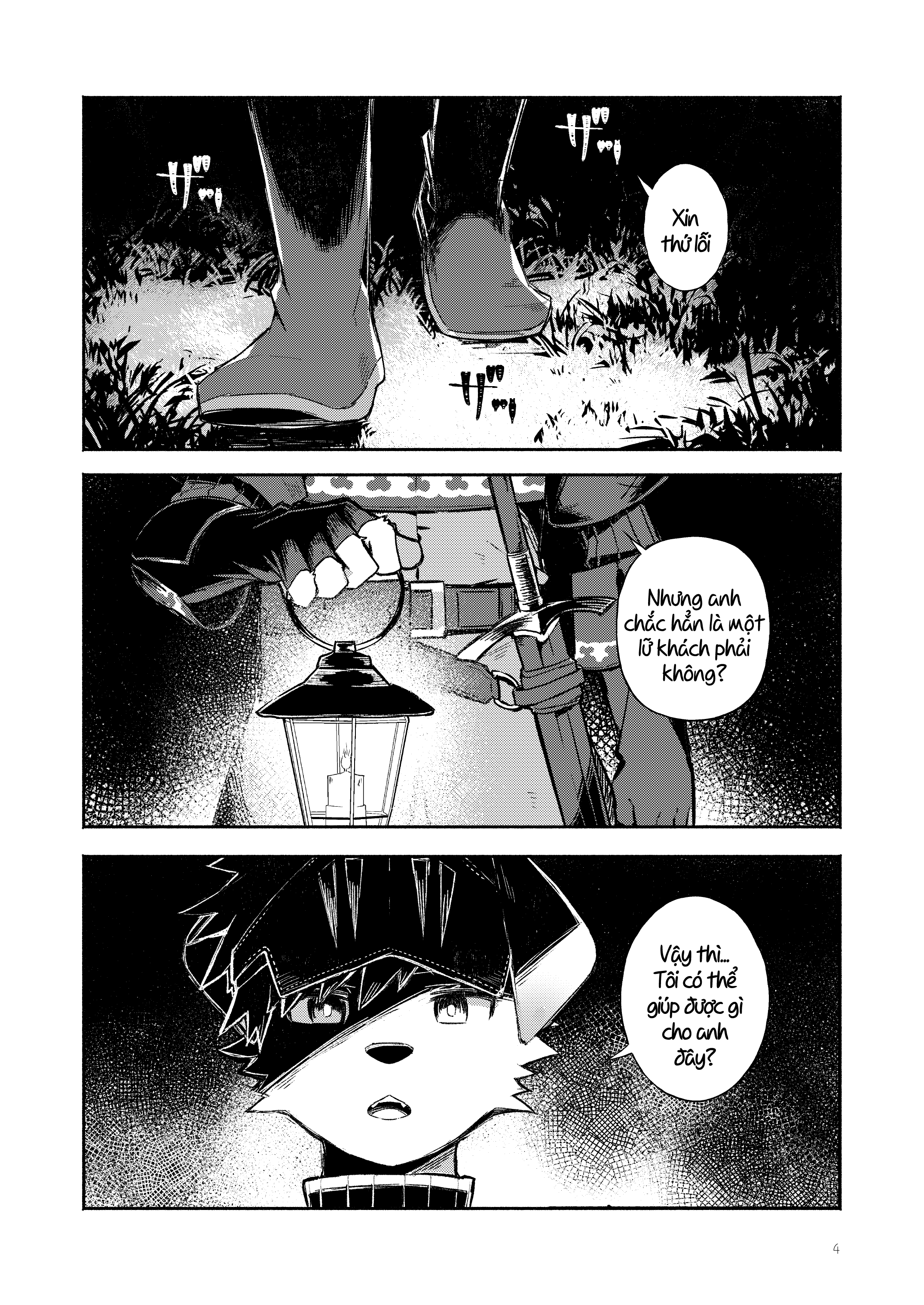  A story about spending a few days alone with a ‘guardian’ dogboy who protects an empty village - Trang 4