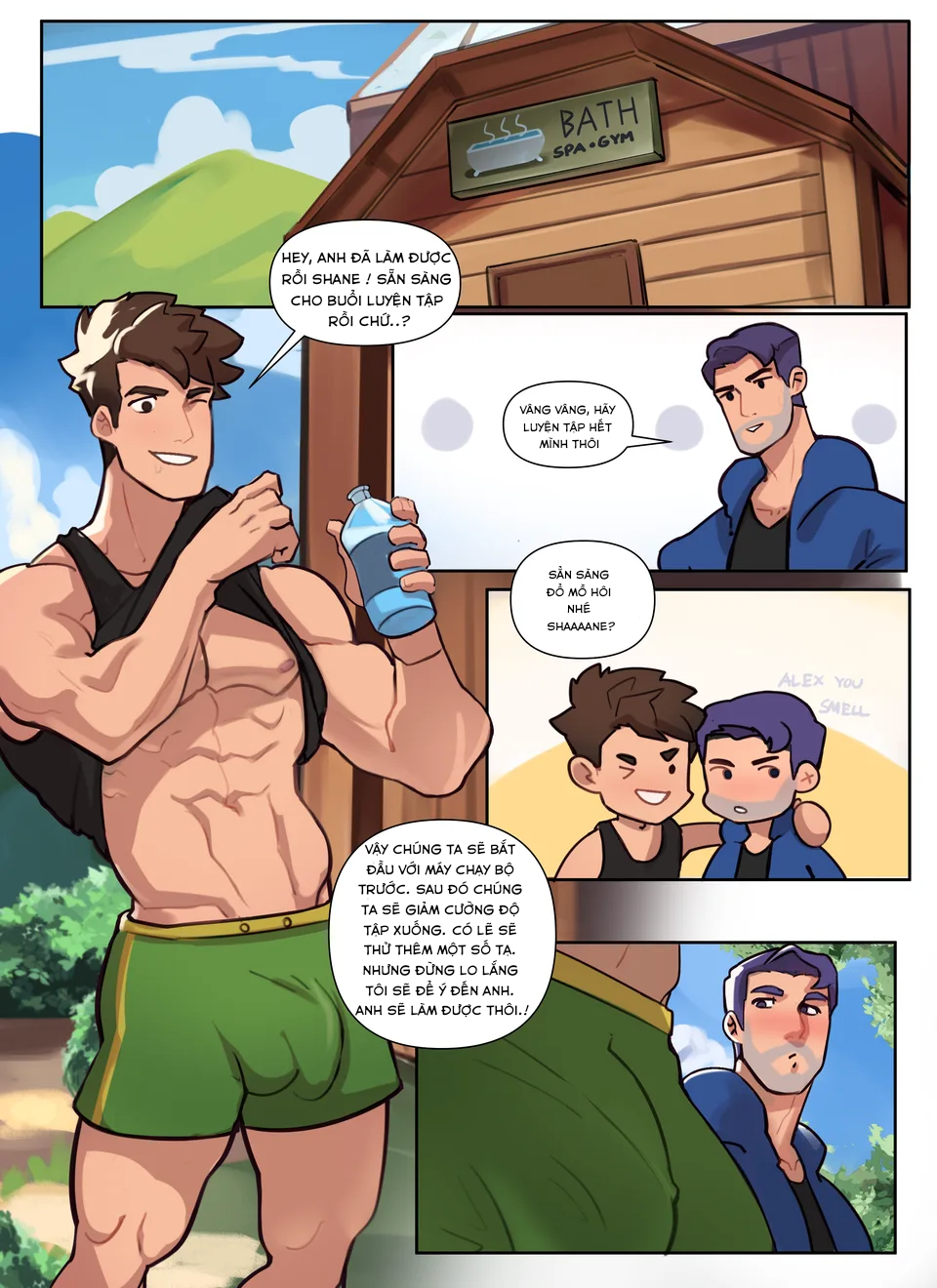 Tập gym cùng anh hàng xóm - Trang 1